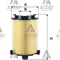 HAVA FİLTRESİ GOLF5 / JETTA / PASSAT / LEON 04-09 1.6-1.6 FSI-2.0 FSI BGU-BSE-BLR (SİLİNDİR TİP)