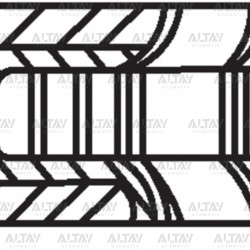SEGMAN ASTRA / VECTRA / 2.0 16V X20XEV-C20NE 86mm 050 SEGMAN ASTRA / VECTRA / 2.0 16V X20XEV-C20NE 86mm 050