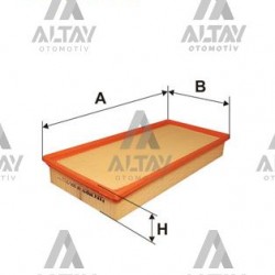 HAVA FİLTRESİ TOUAREG / Q7 / CAYENNE 04= 2.5 TDI-3.0 TDI-4.2