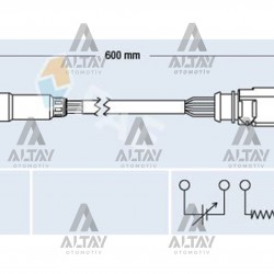 SENSÖR OKSİJEN GOLF7 / JETTA / POLO / A3 / LEON 13= JZA-CJZB-CYVA-CPVA-CHPA-CPTA-CXSA 1.2 TSİ-1.4 TSİ ÖN