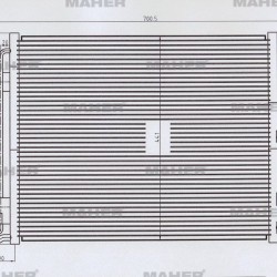 RADYATÖR KLİMA TIGUAN 07-16 1.4TSI BRAZING