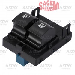 CAM AÇMA DÜĞMESİ FIORINO / BIPPER / NEMO ÖN SOL MAVİ SOKET ÇİFTLİ