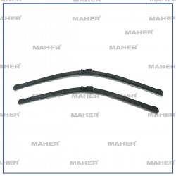 SİLECEK SÜPÜRGESİ TAKIM GOLF4 02-05 / BORA 02-05 / POLO 02-05 TEK DELİK 21+19 A927S (530mm+480mm)