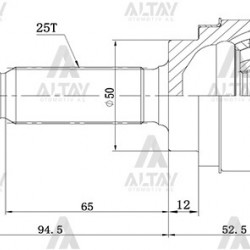 AKS KAFASI DIŞ SONATA  99= / ABSLİ 27X60X23
