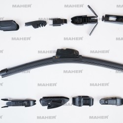 SİLECEK SÜPÜRGESİ TEK TİP ÜNİVERSAL 10 APARATLI 14 MUZ (350mm)