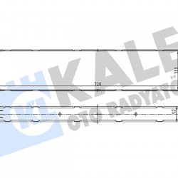 TURBO RADYATÖRÜ (INTERCOOLER) A4 / A5 / A6 16=