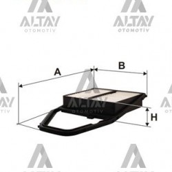 HAVA FİLTRESİ CIVIC 01-06 SEDAN 1.6 HAVA FİLTRESİ CIVIC 01-06 SEDAN 1.6