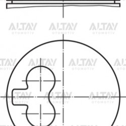 PİSTON SEGMANLI PARTNER 1.9D DW8 0,60 82.8mm
