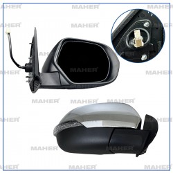 AYNA DIŞ DİKİZ L-200 19-23 ELEKTRİKLİ SİNYALLİ 5 FİŞLİ KROM SAĞ