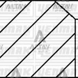 SEGMAN CIVIC 01-06 1.6 / 75.00mm / D16V1 / STD TAKIM (NPR) SEGMAN CIVIC 01-06 1.6 / 75.00mm / D16V1 / STD TAKIM (NPR)