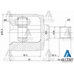 AKS KAFASI İÇ CIVIC / CRX / 25X35X30 AKS KAFASI İÇ CIVIC / CRX / 25X35X30