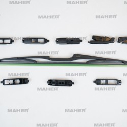 SİLECEK SÜPÜRGESİ PLASTİK TİP 10 APARATLI 16 ARKA (400mm)