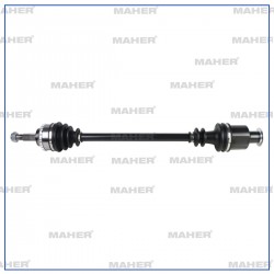 AKS KOMPLE ÖN CLIO II  98-05 / SAĞ 1.4 16V ABSLİ 26 DİŞ A-T 739mm