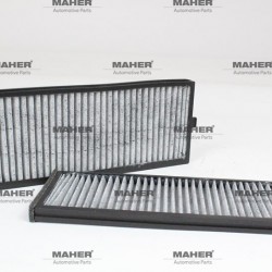 POLEN FİLTRESİ ACCENT 03-06 / GETZ 03-11 / MATRIX 05= TAKIM KARBONLU