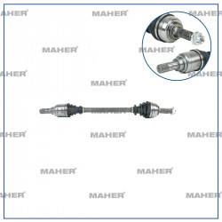 AKS KOMPLE ÖN CLIO III 05-12 / SOL 1.2 16V 651mm
