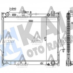 RADYATÖR SU D-MAX 02-12 2.5 EURO-4 MANUEL