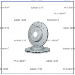 FREN DISKI CIVIC 16-21 FC5 1.5 BENZINLI / 1.6 DIZEL / ACCORD 13= ÖN (DELIKLI /  CIVIC 12-16 H.B DIZEL 16 JANT (PERFORMANS TIP)