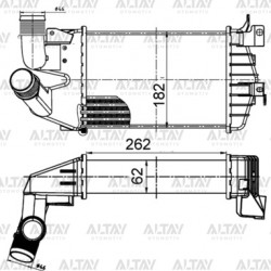 TURBO RADYATÖRÜ (INTERCOOLER) ASTRA H 04-10 Z13DTH-Z17DTH-Z19DT-Z19DTL