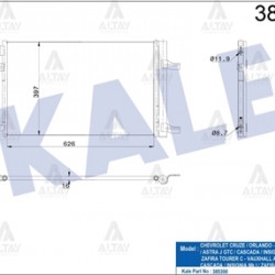 RADYATÖR KLİMA ASTRA J 09-16 1.6 A-T RADYATÖR KLİMA ASTRA J 09-16 1.6 A-T