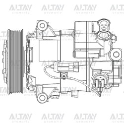 KLIMA KOMPRESORU ASTRA J / INSIGNIA A A16XER-B16XER-A16LET-A18XER-B18XER KLIMA KOMPRESORU ASTRA J / INSIGNIA A A16XER-B16XER-A16LET-A18XER-B18XER
