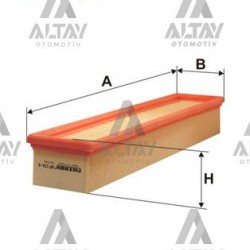 HAVA FİLTRESİ CLIO II / KANGO / LOGAN 03= 1.5