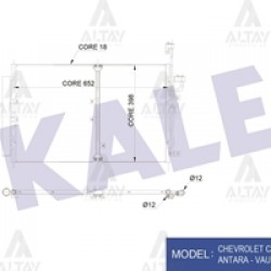 RADYATÖR KLİMA CAPTIVA 06-12 / ANTARA 06-12 2.0D RADYATÖR KLİMA CAPTIVA 06-12 / ANTARA 06-12 2.0D