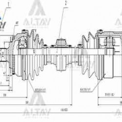 AKS KOMPLE ÖN ACCENT 06-11 ERA / DİZEL SOL