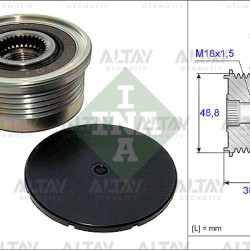 KASNAK ŞARJ DİNAMO TRAFIC / MASTER / LAGUNA / VIVARO 1.9DCI 5 KANAL KASNAK ŞARJ DİNAMO TRAFIC / MASTER / LAGUNA / VIVARO 1.9DCI 5 KANAL
