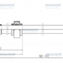 AKS KOMPLE ÖN I-10 13-18 / BENZİNLİ A-T 1.0 SAĞ ABSLİ 48 DİŞ 902mm