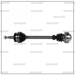 AKS KOMPLE ÖN TRANSPORTER T5 04-09 / T6 09-14 / T7 15= SOL AXB-AXC-CAAB-CAAD 1.9TDI-2.0 TDI 5M-T 645mm