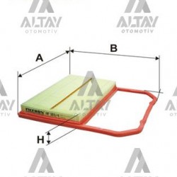 HAVA FİLTRESİ POLO / İBİZA / FABİA 15-18 1.0 CHYA-CHYB-CHZB (ÇANTA TİP)