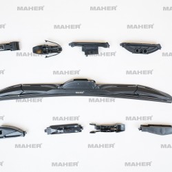 SİLECEK SÜPÜRGESİ TEK TİP ÜNİVERSAL 11 APARATLI 16 HYBRID (400mm)