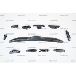 SİLECEK SÜPÜRGESİ TEK TİP ÜNİVERSAL 11 APARATLI 16 HYBRID (400mm)