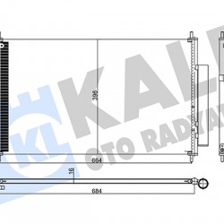 KLİMA RADYATÖRÜ CRV 12= 1.6 DİZEL / 2.0 BENZİNLİ