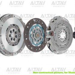 DEBRİYAJ SETİ VOLANLI DOBLO / BRAVO / 500 10= 1.6JTD START & STOP LU