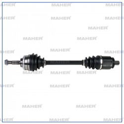AKS KOMPLE ÖN CLIO II  98-05 / SOL 1.4 16V ABSLİ 26 DİŞ A-T 613mm