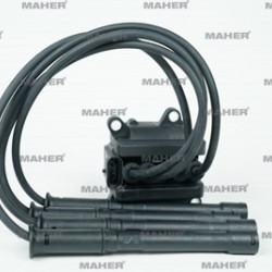 ATEŞLEME BOBİNİ CLIO III 05-12 1.2 16V / CLIO II 98-05 1.2 16V / TWINGO 93-07 1.2 / CLIO IV 12= 1.2 16V / 4 CIVATALI BUJI KABLOLU D4F