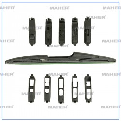 SİLECEK SÜPÜRGESİ PLASTİK TİP 10 APARATLI 12 ARKA (300mm)