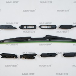 SİLECEK SÜPÜRGESİ PLASTİK TİP 10 APARATLI 14 ARKA (350mm)