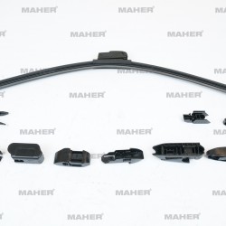 SİLECEK SÜPÜRGESİ TEK TİP ÜNİVERSAL 10 APARATLI 21 MUZ (530mm)