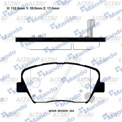 FREN BALATA ACCENT 11= BLUE / ELANTRA 11= / RIO 12= / SOUL / I-20 14-16 / ELANTRA 16= ÖN
