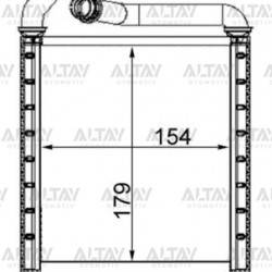 RADYATÖR KALORİFER PASSAT / TİGUAN / SUPERB / GOLF6 / OCTAVIA 04-10 DENSO TİP RADYATÖR KALORİFER PASSAT / TİGUAN / SUPERB / GOLF6 / OCTAVIA 04-10 DENSO TİP