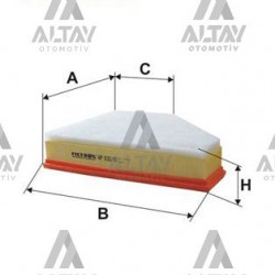 HAVA FİLTRESİ E81 / E82 / E87 / E88 / E90 / E91 / E92 / E93 / EX1 / E84 00-07 HAVA FİLTRESİ E81 / E82 / E87 / E88 / E90 / E91 / E92 / E93 / EX1 / E84 00-07