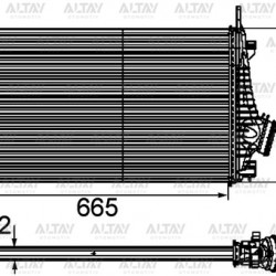 TURBO RADYATÖRÜ (INTERCOOLER) INSIGNIA 08= INSIGNIA A B16DTH-A16LET-A20DTH-B20DTH