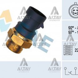 MÜŞÜR FAN PALIO / MAREA / DUCATO / TEMPRA / TIPO / UNO / DOGAN / KARTAL / SAHIN 97-02  87-92°C YUVARLAK MAVİ 3 FİŞLİ KLİMALI