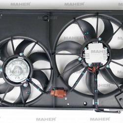 FAN SETI KOMPLE GOLF5 / JETTA / PASSAT / CADDY / LEON / A3 04-13 BMY-BLG-BGU-BSE-BLF-BLP-BJB-BKD-BKP-BXE-BKC 1.4 TSI-1.6-1.6 FSI-1.9 TDI-2.0 TDI 200/150W 360/295mm DAVLUMBAZLI
