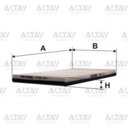 POLEN FILTRESI MERCEDES VITO W638 96-03 POLEN FILTRESI MERCEDES VITO W638 96-03