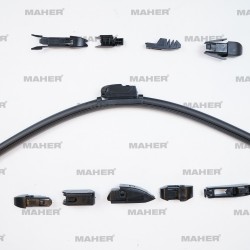 SİLECEK SÜPÜRGESİ TEK TİP ÜNİVERSAL 10 APARATLI 24 MUZ (600mm)