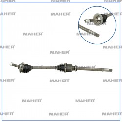 AKS KOMPLE ÖN 206+ 09= / SAĞ 1.4HDI ABSLİ 48 DİŞ M-T 886mm