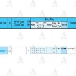 SEGMAN PICKUP 03-12 SKYSTAR /NAVARA 06-15 / 89.00mm / YD25DDTİ / STD TAKIM SEGMAN PICKUP 03-12 SKYSTAR /NAVARA 06-15 / 89.00mm / YD25DDTİ / STD TAKIM